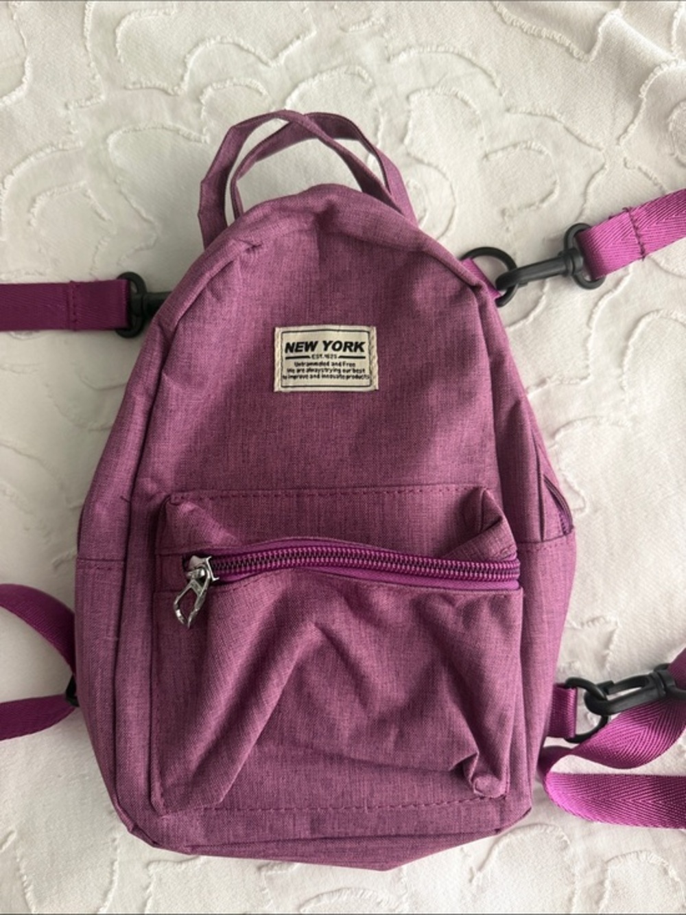 New York Mini Backpack - Purple